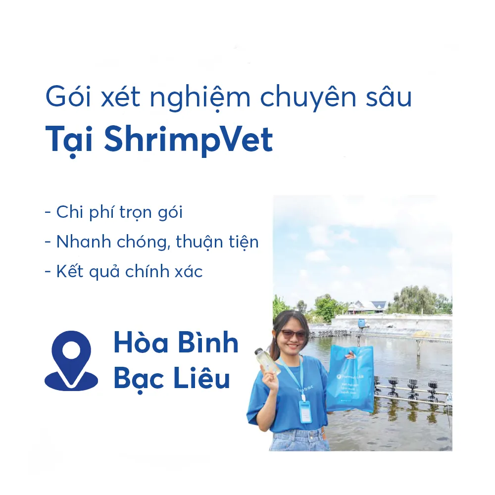 Gói xét nghiệm chuyên sâu tại ShrimpVet