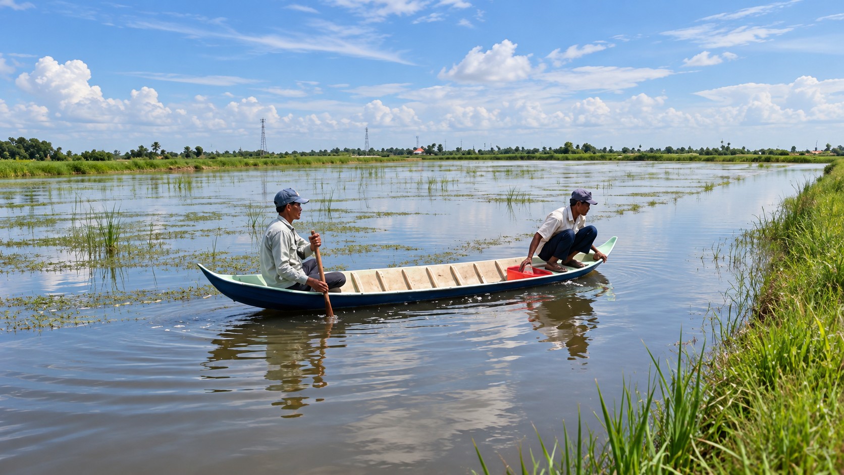dùng thuốc trong ao nuôi tôm quảng canh