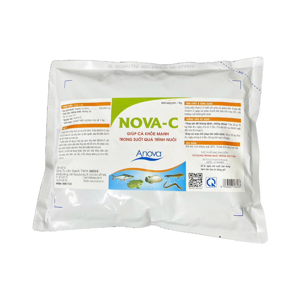 NOVA-C Anova - Vitamin C giúp tôm khỏe mạnh