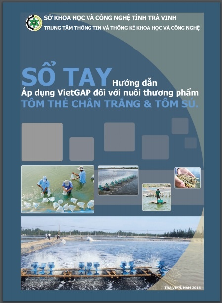 Sổ tay Hướng dẫn áp dụng VietGAP nuôi tôm thẻ chân trắng và tôm sú