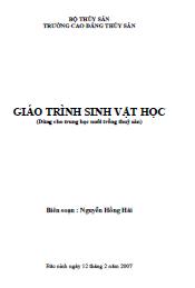 Giáo trình sinh vật học