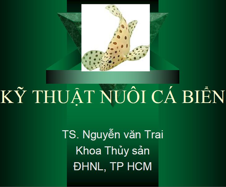 Kỹ thuật nuôi cá nước lợ