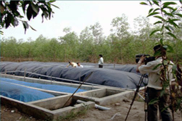 mô hình biogas, xử lý nước thải, xử lý chất thải biogas, hệ thống biogas