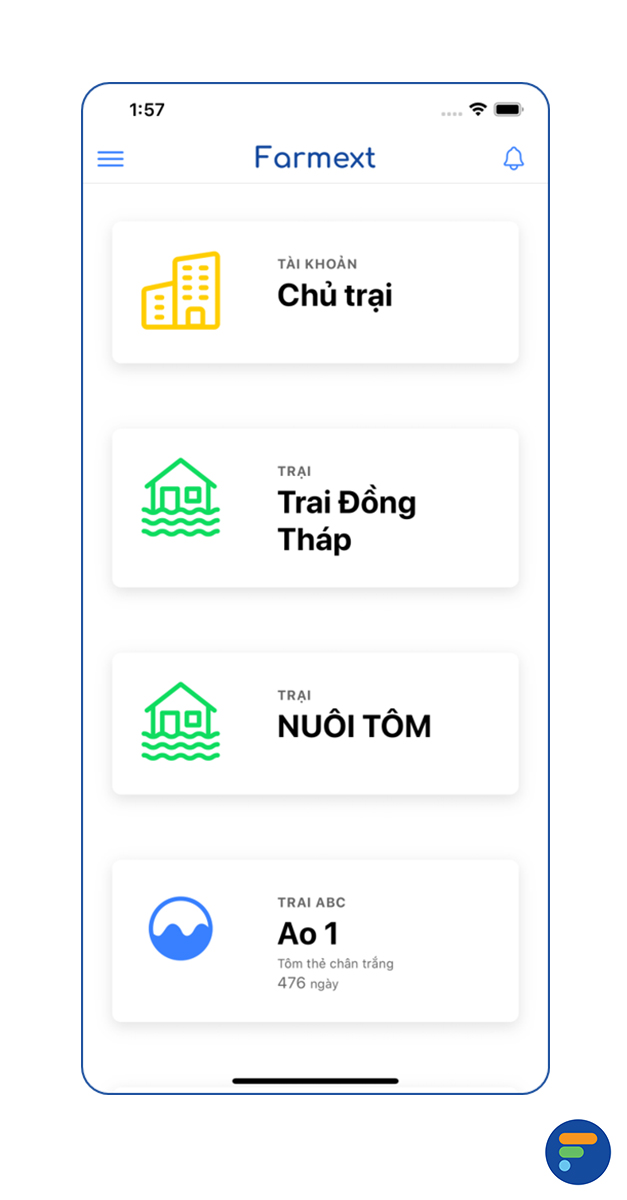 app quản lý nuôi tôm