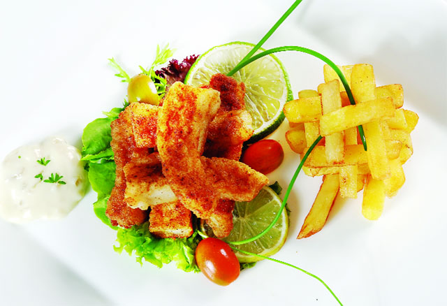 Fillet cá tra tẩm bột 
