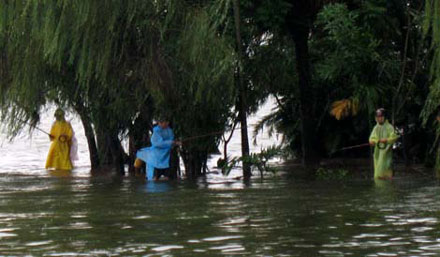 câu cá hồ Tây