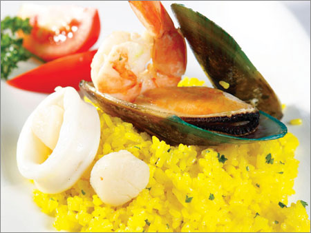 Cơm mimosa hải sản