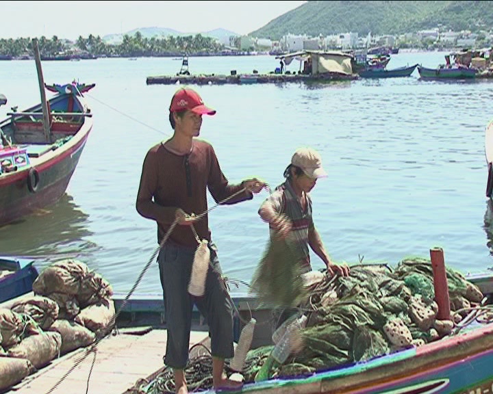 danh bat ca tren bien