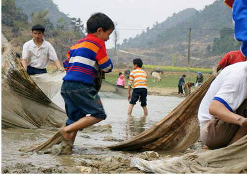 Không khí rất vui vì cả năm mới có một lần