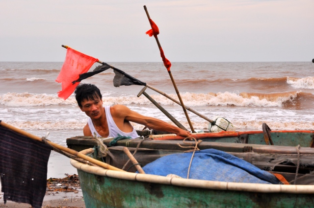 kéo thuyền