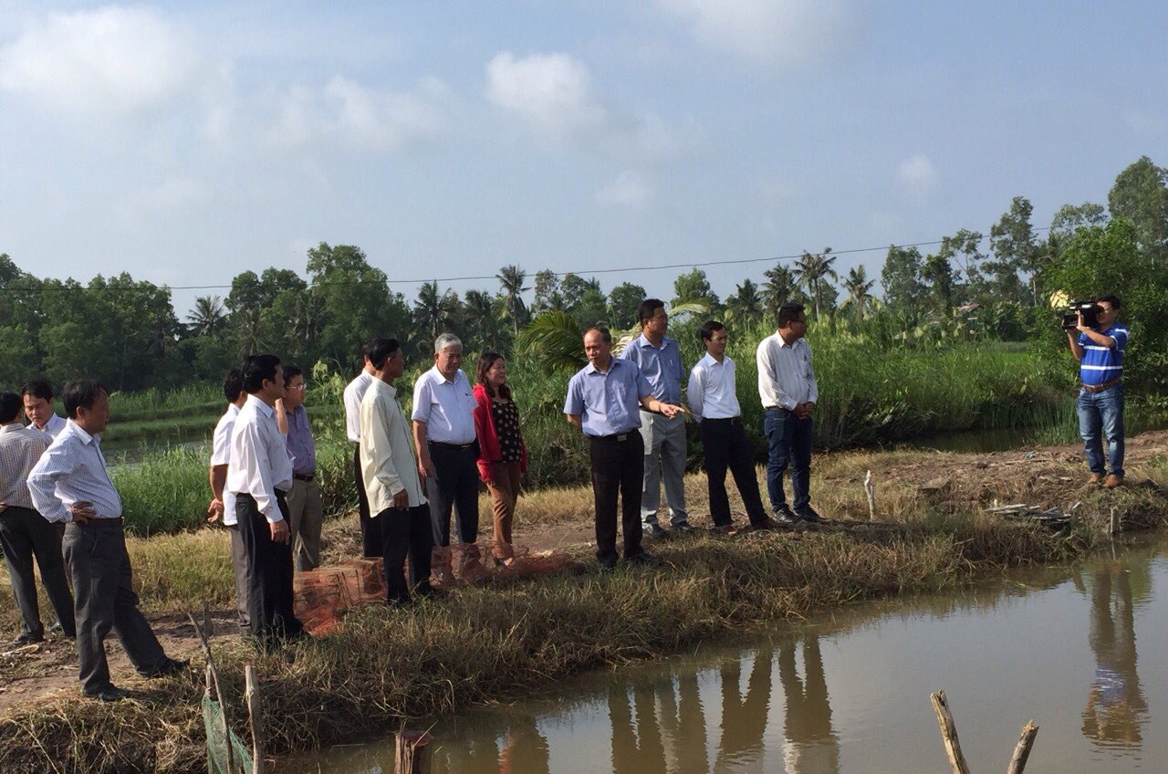 khảo sát vùng tôm