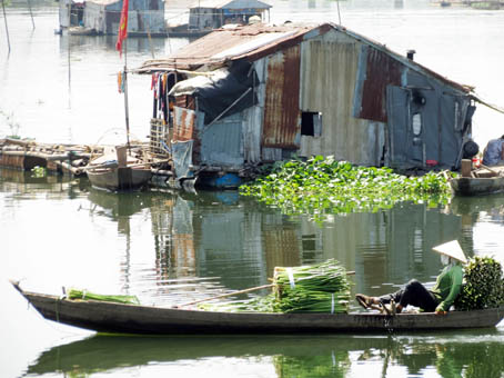 Vẻ đẹp làng cá bè La Ngà