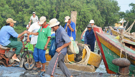 ngư dân trở về