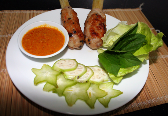 nướng chín chạo tôm
