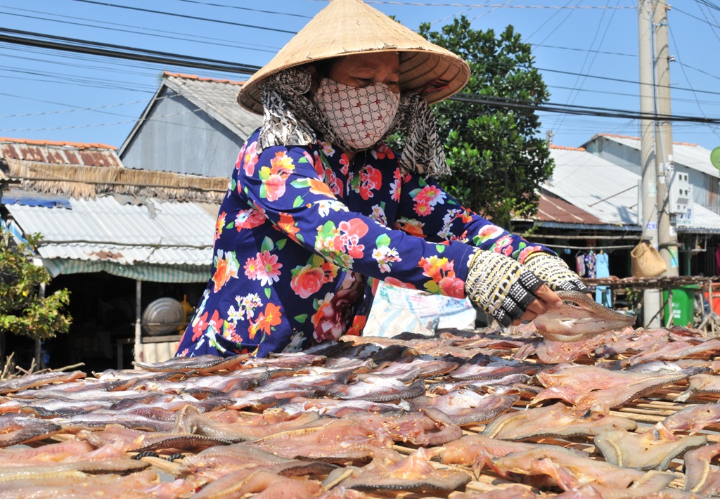 sản phẩm khô cá lóc