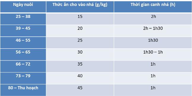 kiểm tra nhá khi sử dụng máy cho ăn