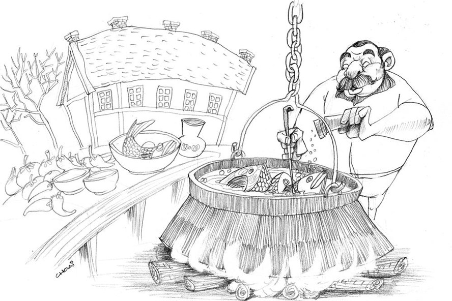 món ăn hunggari, súp cá,  Ẩm thực, ẩm thực Hunggari