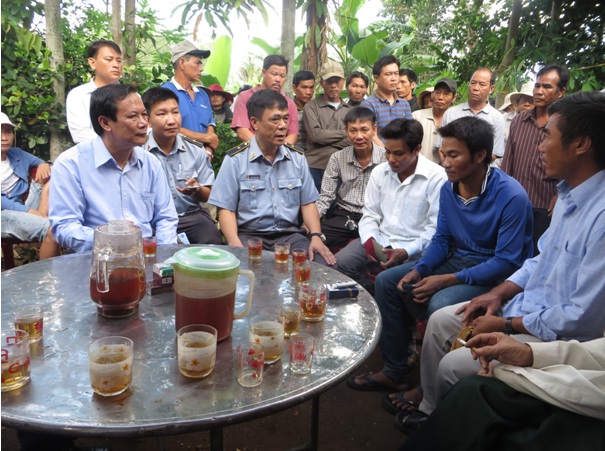 tiếp xúc ngư dân