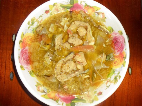 Canh chua, cá bông lau