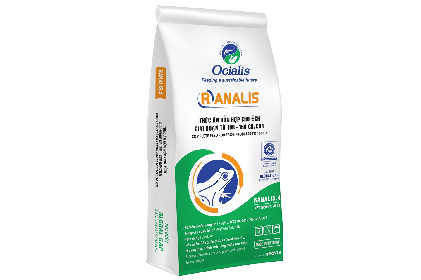 Dòng thức ăn chuyên biệt cho ếch