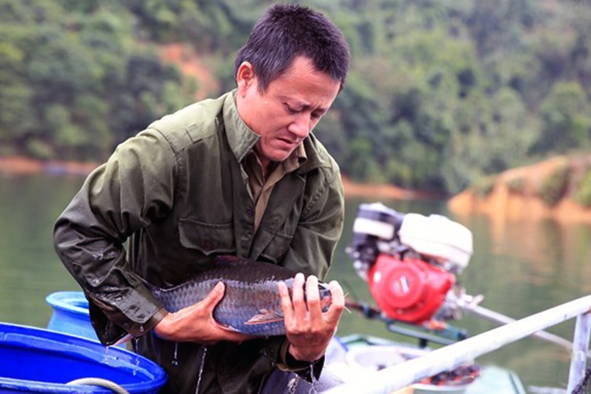 Nghề nuôi cá trên lòng hồ thủy điện lớn thứ 2 Nghệ An