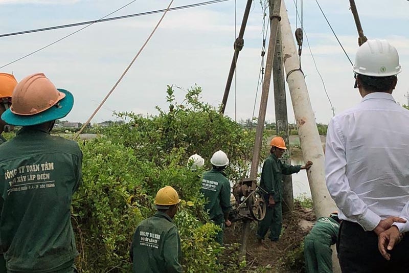 186 hộ nuôi tôm ở Bạc Liêu sẽ có nguồn điện 3 pha