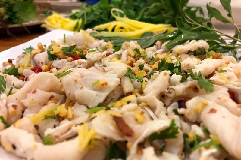 Hương vị biển cả từ gỏi cá bò