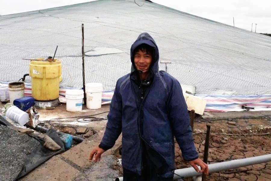 Hải Phòng: Hỗ trợ người dân nuôi tôm trong nhà bạt