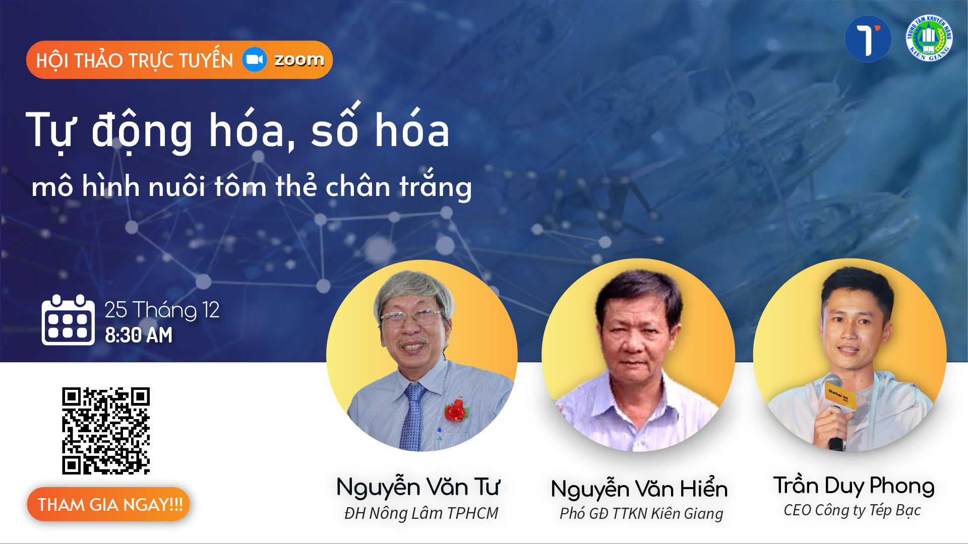 hội thảo nuôi tôm