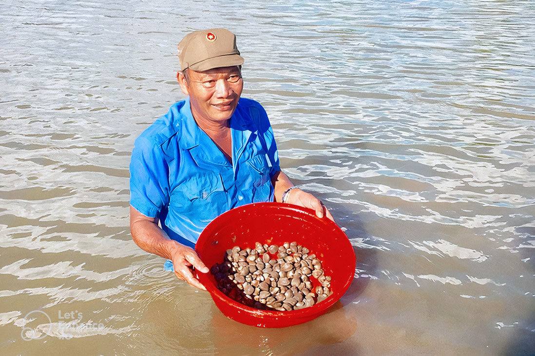 nuôi sò huyết trong vuông tôm