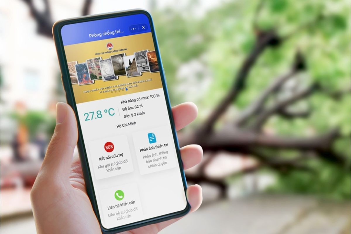 Mini app “Phòng chống thiên tai Việt Nam”