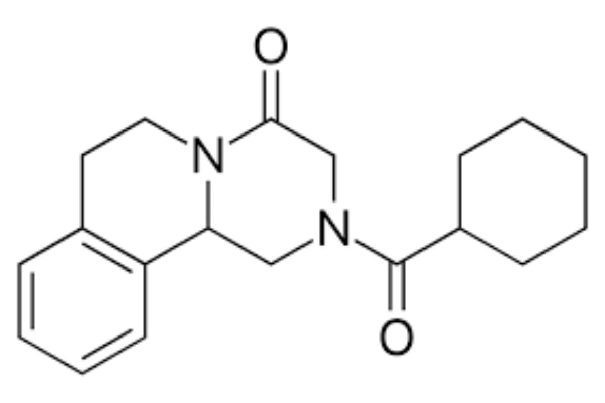 Cấu trúc hoá học của Praziquantel