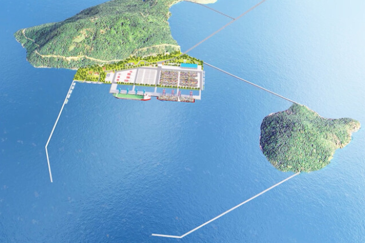 Phối cảnh Dự án Cảng tổng hợp lưỡng dụng Hòn Khoai