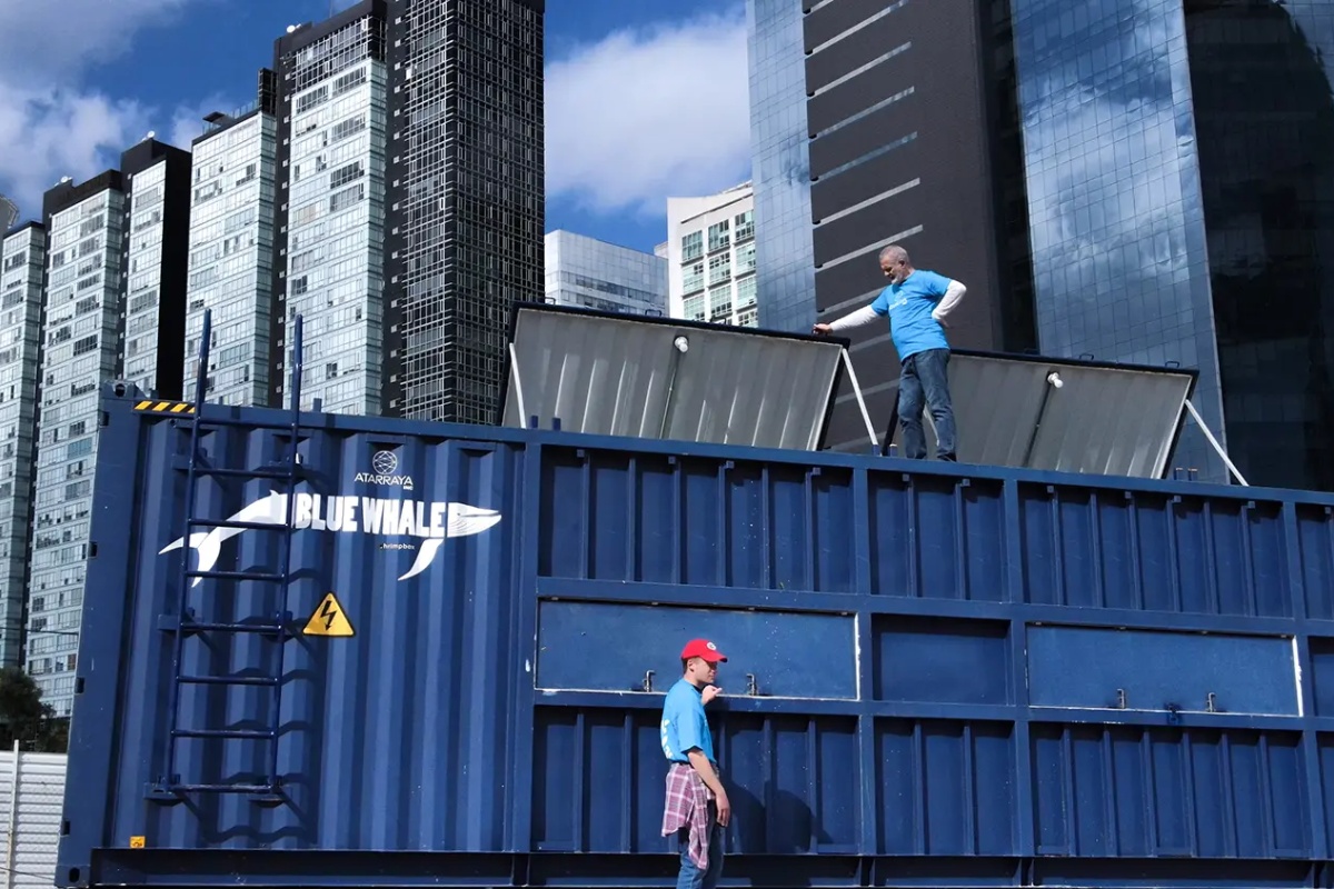 nuôi tôm trong container