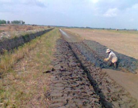Cải tạo ao nuôi, sên vét kỹ bờ bao trước khi thả nuôi