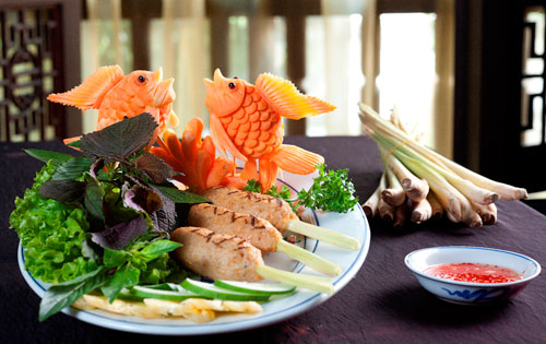 cá bao sả nướng