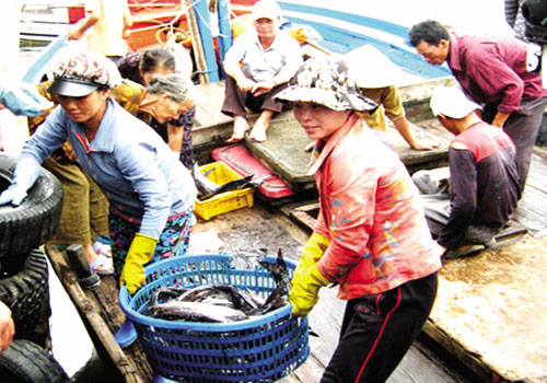 Những người phụ nữ đi biển