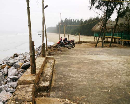biển nuốt đất ở Thanh Hóa
