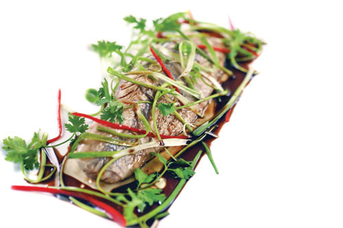 cá bống tượng hấp dầu hàu