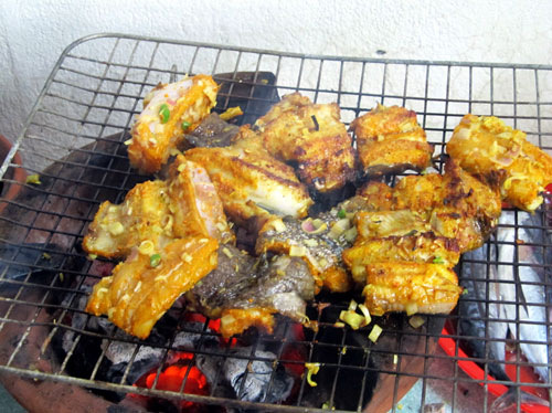 cá Chình nướng