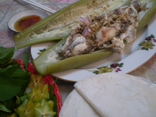 cá lóc, cá lóc hấp bầu