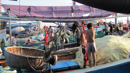 Bình Định: Xăng dầu tăng giá, ngư dân gặp khó khăn