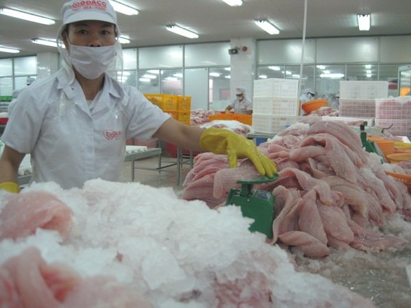 công nhân chế biến