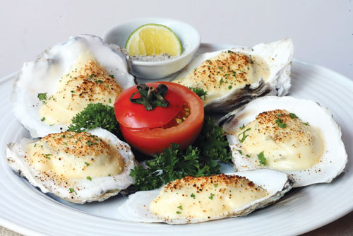 hàu Long Sơn, hàu nướng pho mai