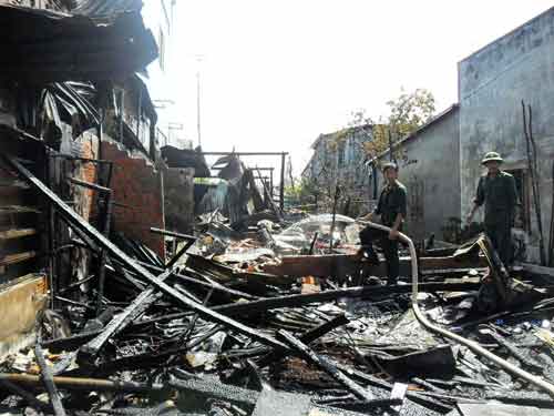 hỏa hoạn ở Cà Mau