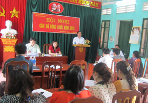 Thứ trưởng Trần Xuân Hà phát biểu tại Hội nghị. (Ảnh:K.H)