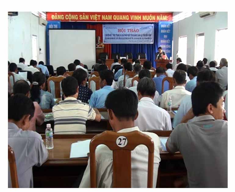 hội thảo nuôi tôm