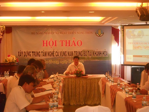 Hội thảo xây dựng trung tâm nghề cá