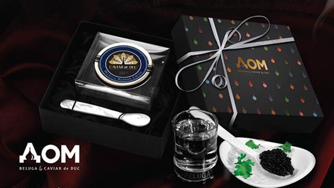 hộp trứng cá tầm