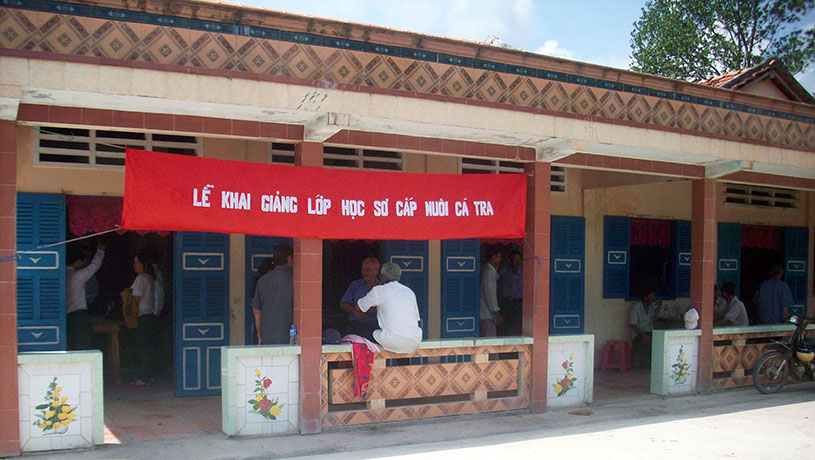 khai giang lop ky thuat nuoi ca tra